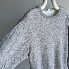 1970/80s Gray Double Lined Poly Long Sleeved Thermal