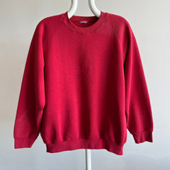 1990s Blank Red Sweatshirt