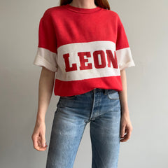 1980s LEON Color Block Sweatshirt