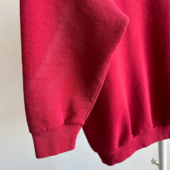 1990s Blank Red Sweatshirt