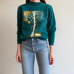 1980s Gold Leaf Tree Sweatshirt