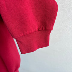 1990s Blank Red Sweatshirt