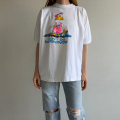 1990s I Don’t Do Mornings Cartoon Cotton T-Shirt