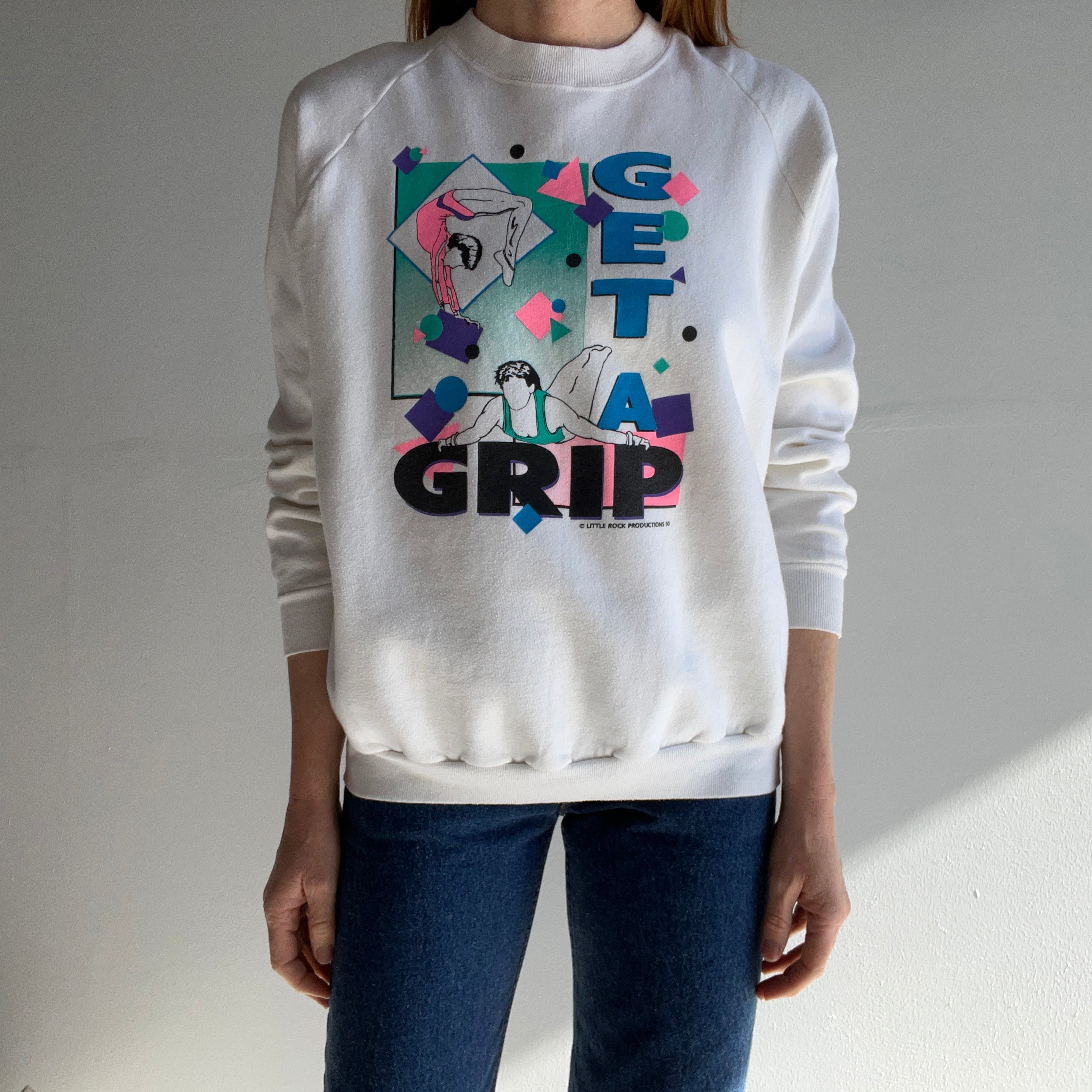 1990 Get A Grip Gymnastics Sweatshirt