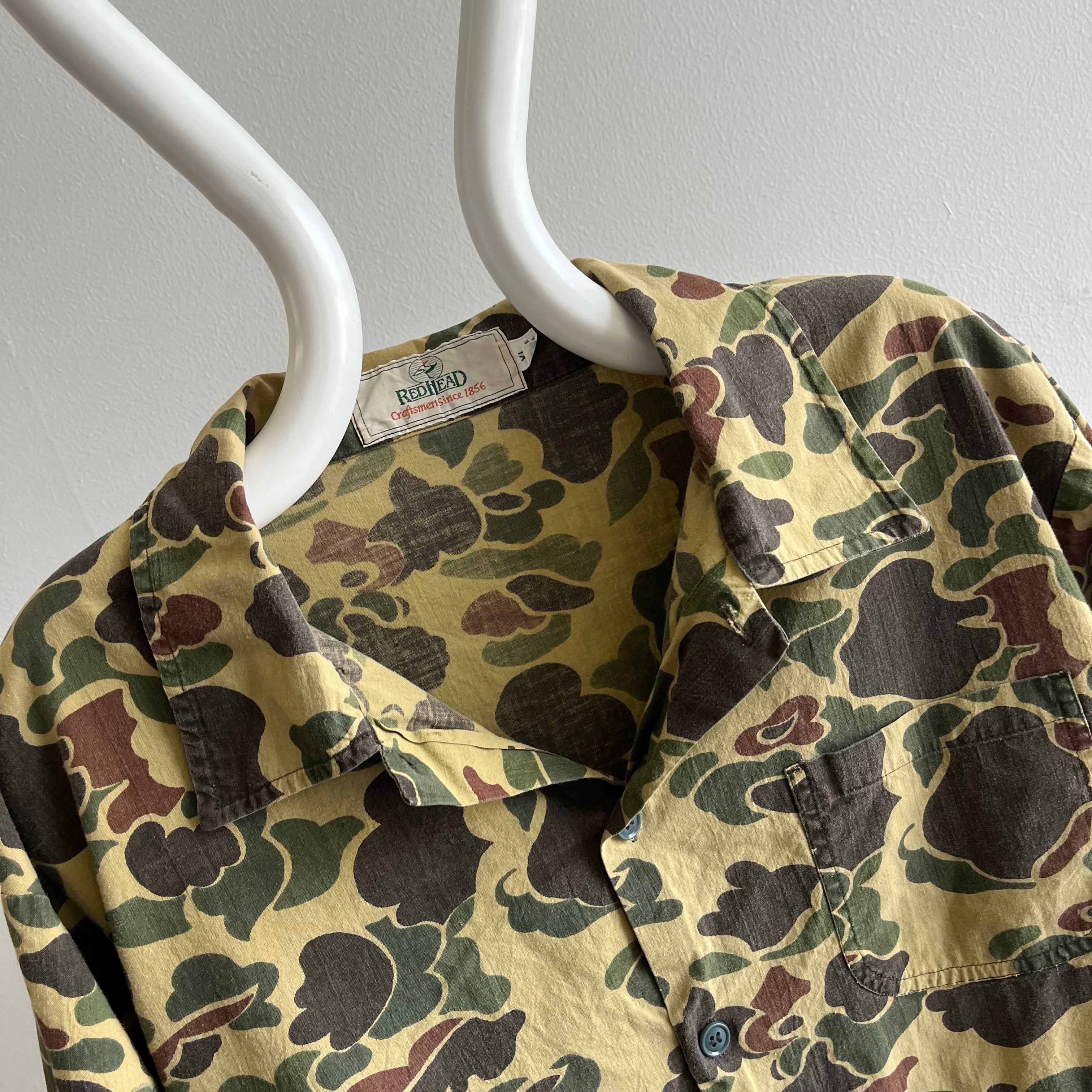 1990s Red Head Super Lightweight Cotton Camo Chore Coat