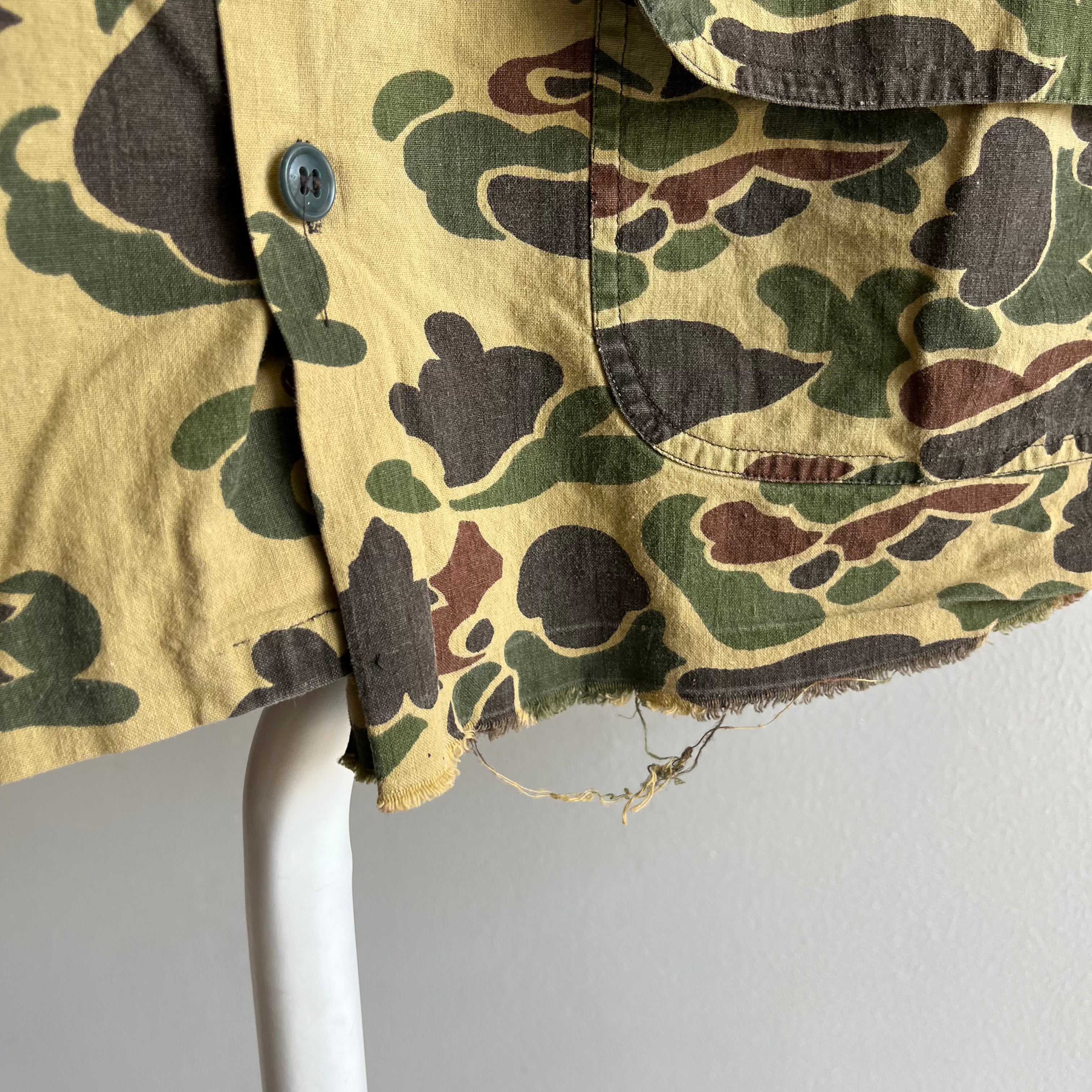 1990s Red Head Super Lightweight Cotton Camo Chore Coat