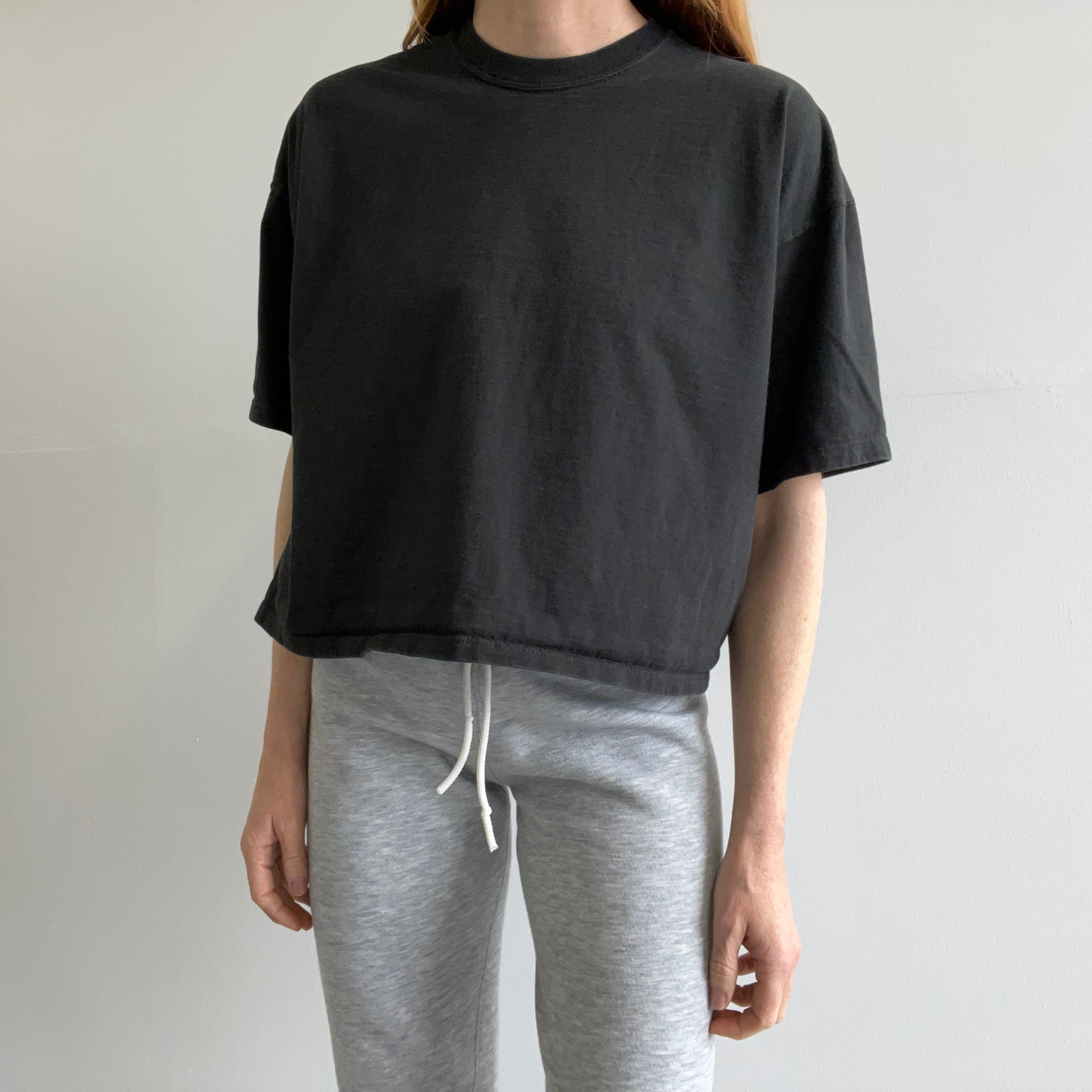 1990s Blank Black Russell Brand Cotton Crop