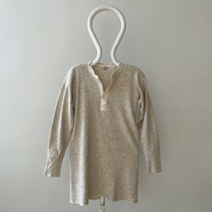 1930s Oatmeal Henley Shirt!!!!!
