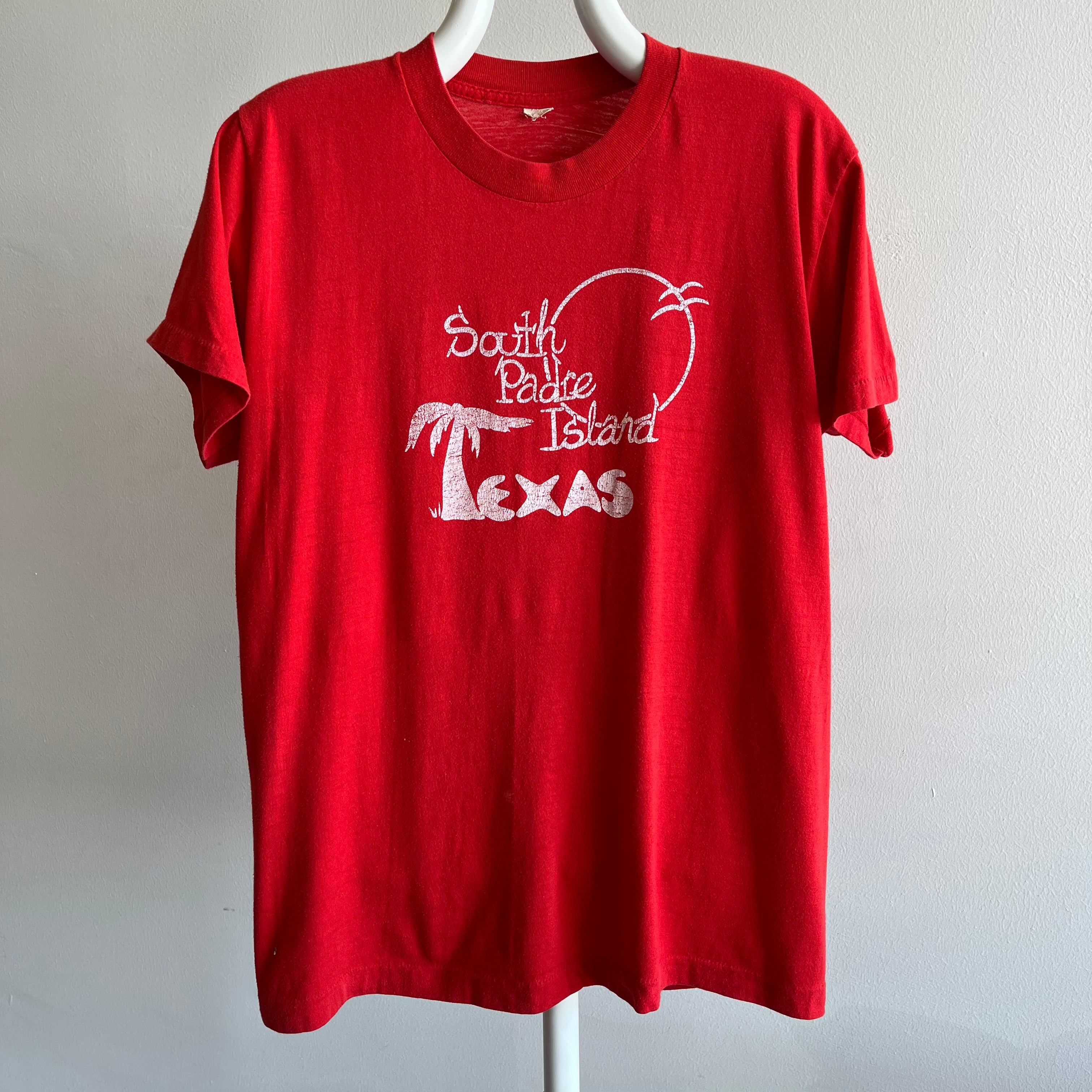 1980s South Padre Island, Texas Tourist T-Shirt