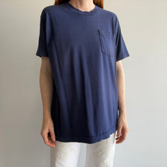 1990s FOTL Blank Navy Pocket T-Shirt