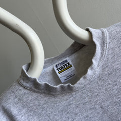 1980s Blank Gray Sweatshirt with the Cuffs Cut Off by Tultex