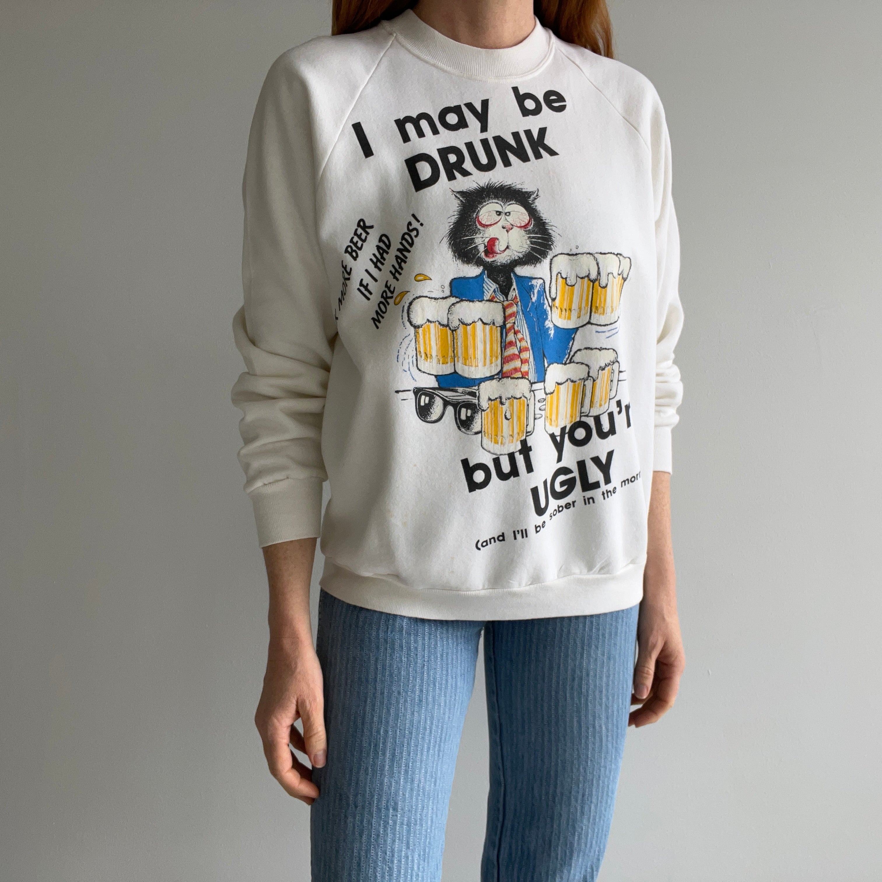 1980s Highly Inappropriate, Rude and Mean Sweatshirt You Shouldn't Buy