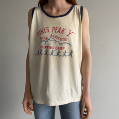 1970s SUPER RAD Pikes Peak YMCA Front and Back Soft Cotton Tank