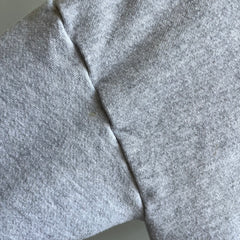 1980s Blank Gray Sweatshirt with the Cuffs Cut Off by Tultex