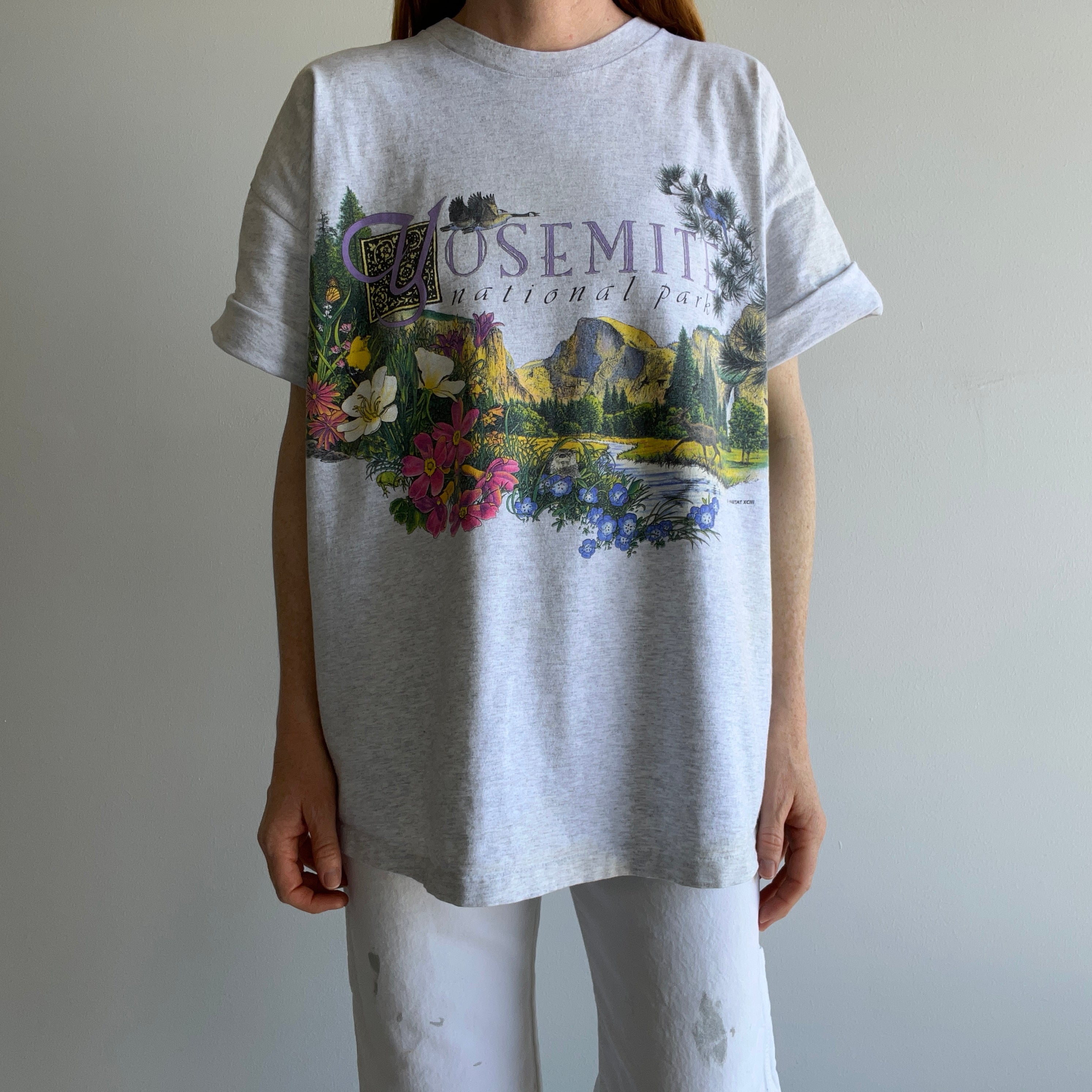 1993 Yosemite Wrap Around Cotton Graphic T-Shirt