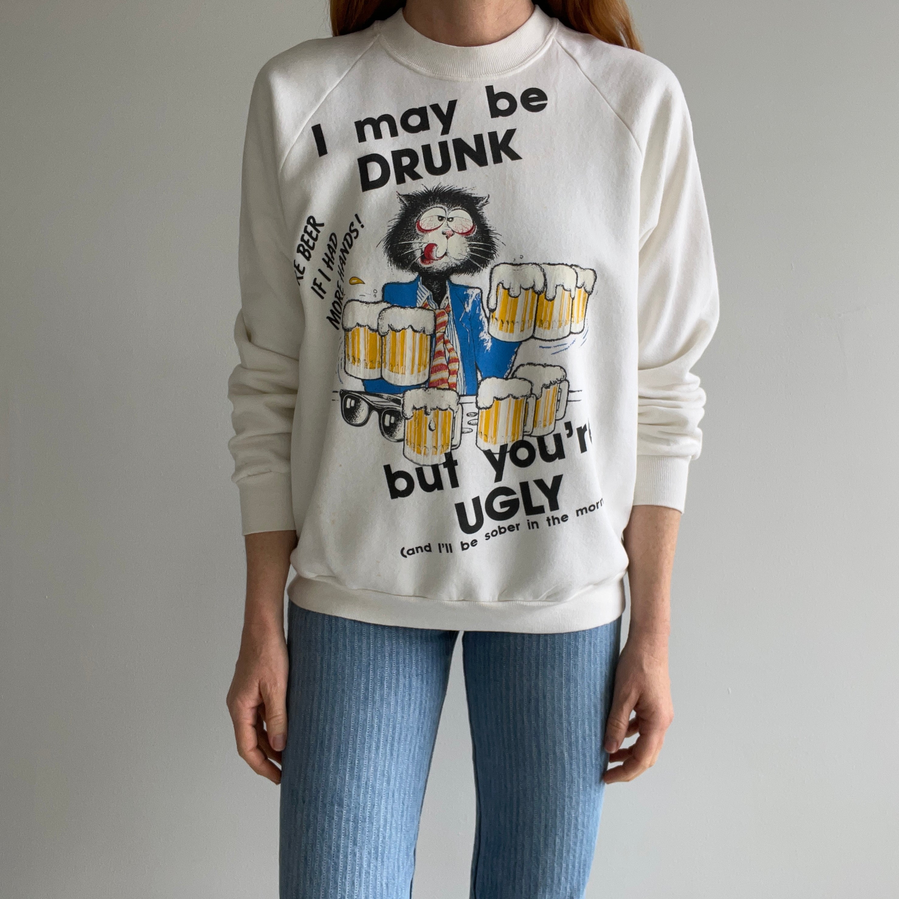 1980s Highly Inappropriate, Rude and Mean Sweatshirt You Shouldn't Buy