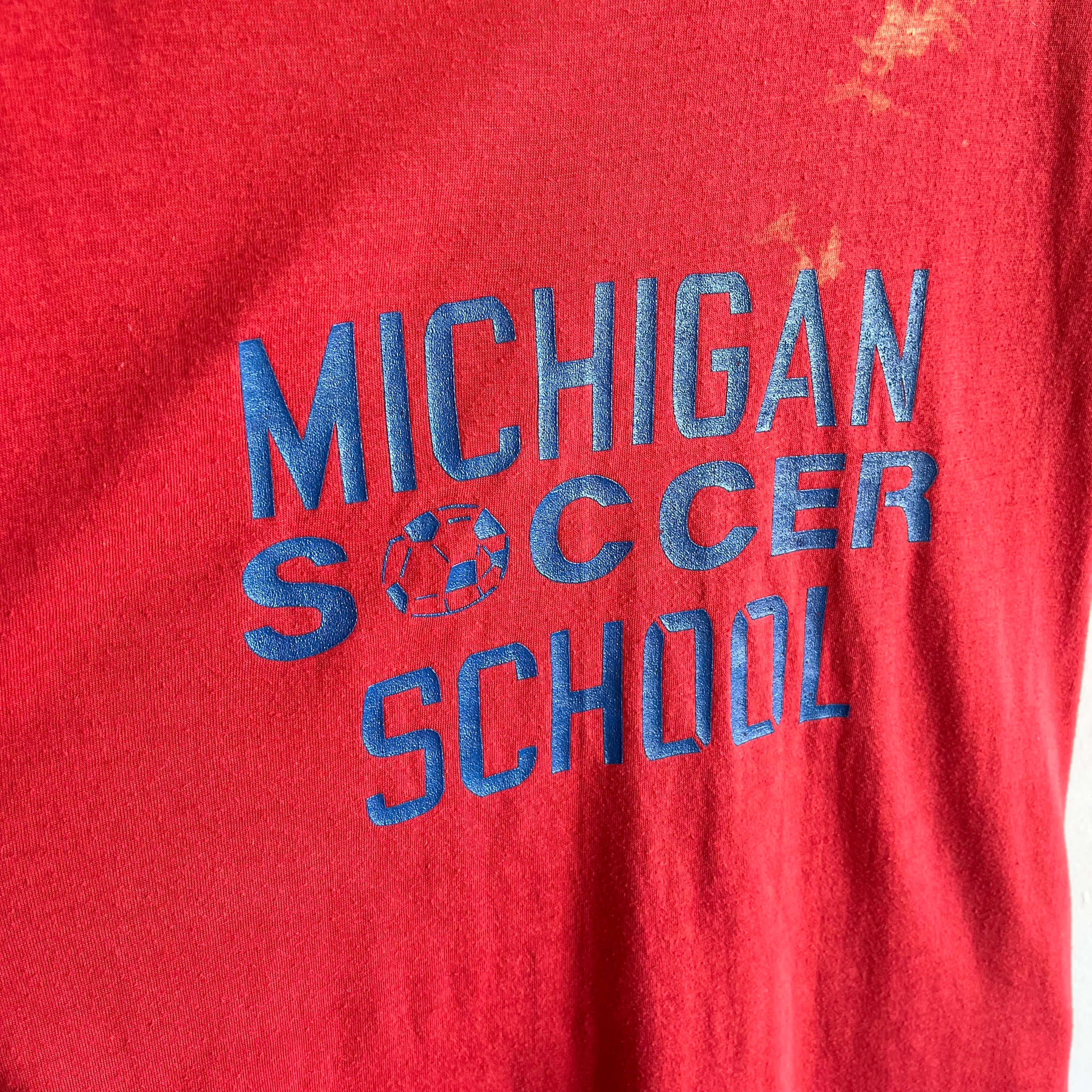 1970s Michigan Soccer School T-Shirt