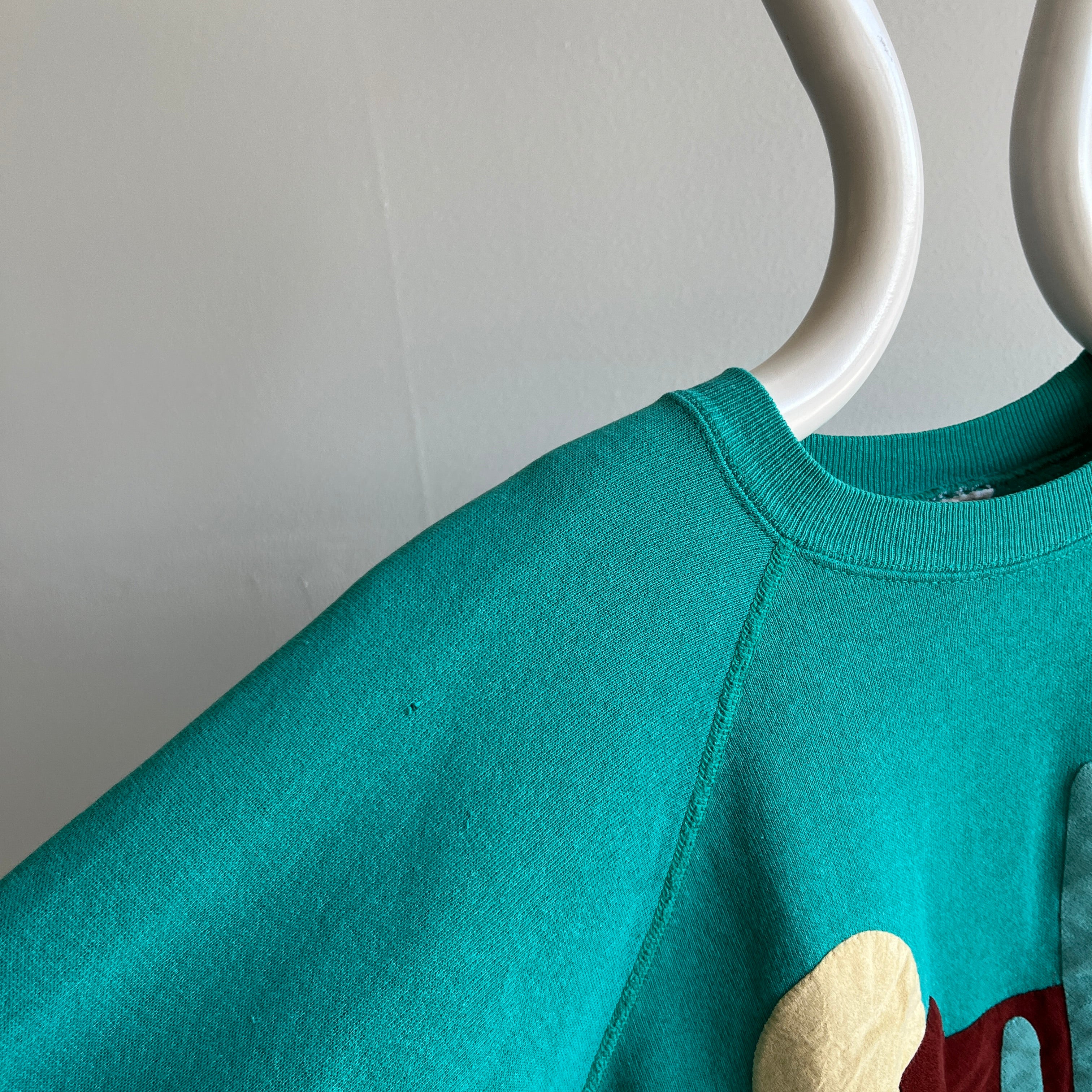 1980s Microsuede Style Desert Motif Sweatshirt (Is it DIY?)