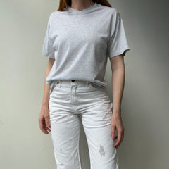 1980s Blank Light Gray Thin Single Stitch T-Shirt