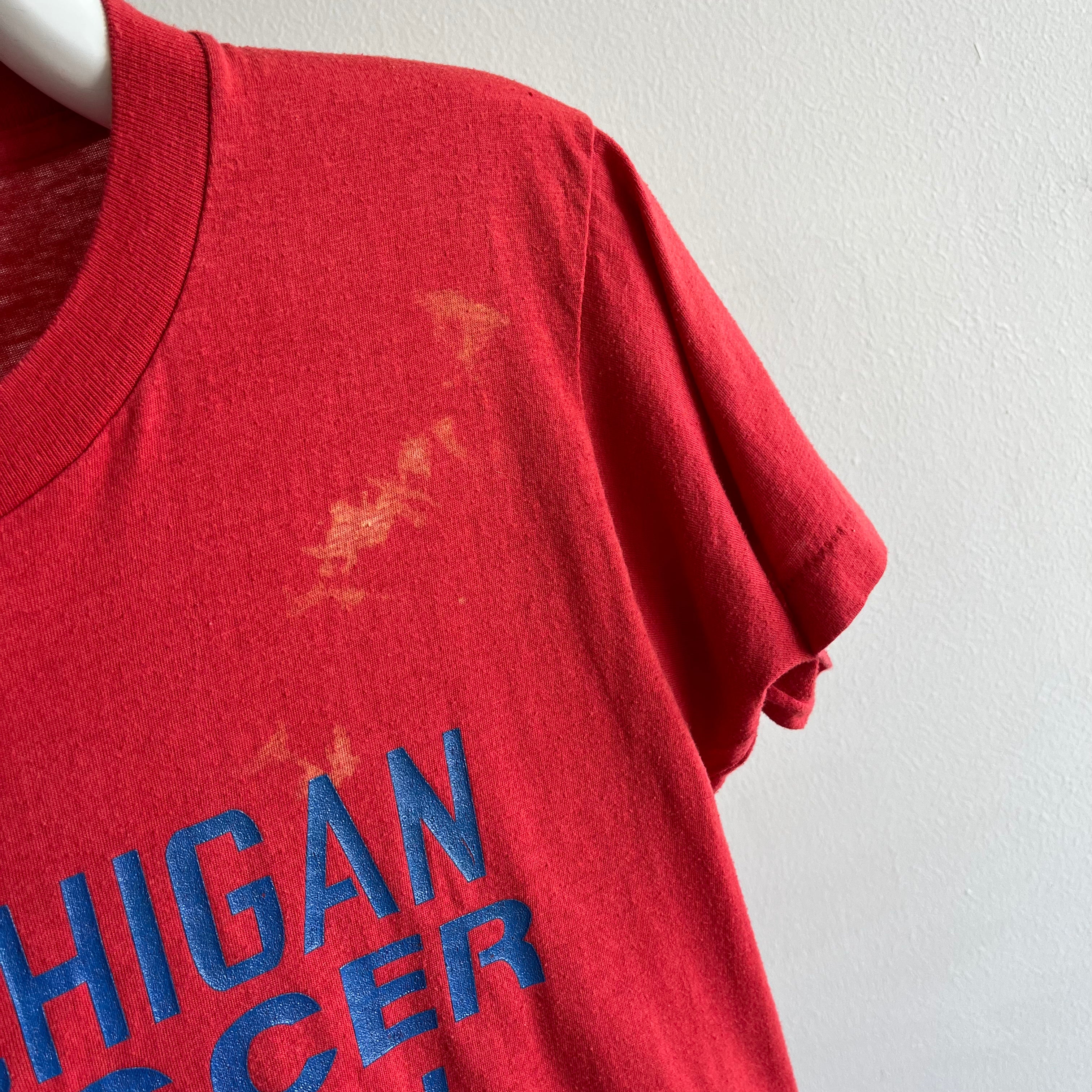 1970s Michigan Soccer School T-Shirt