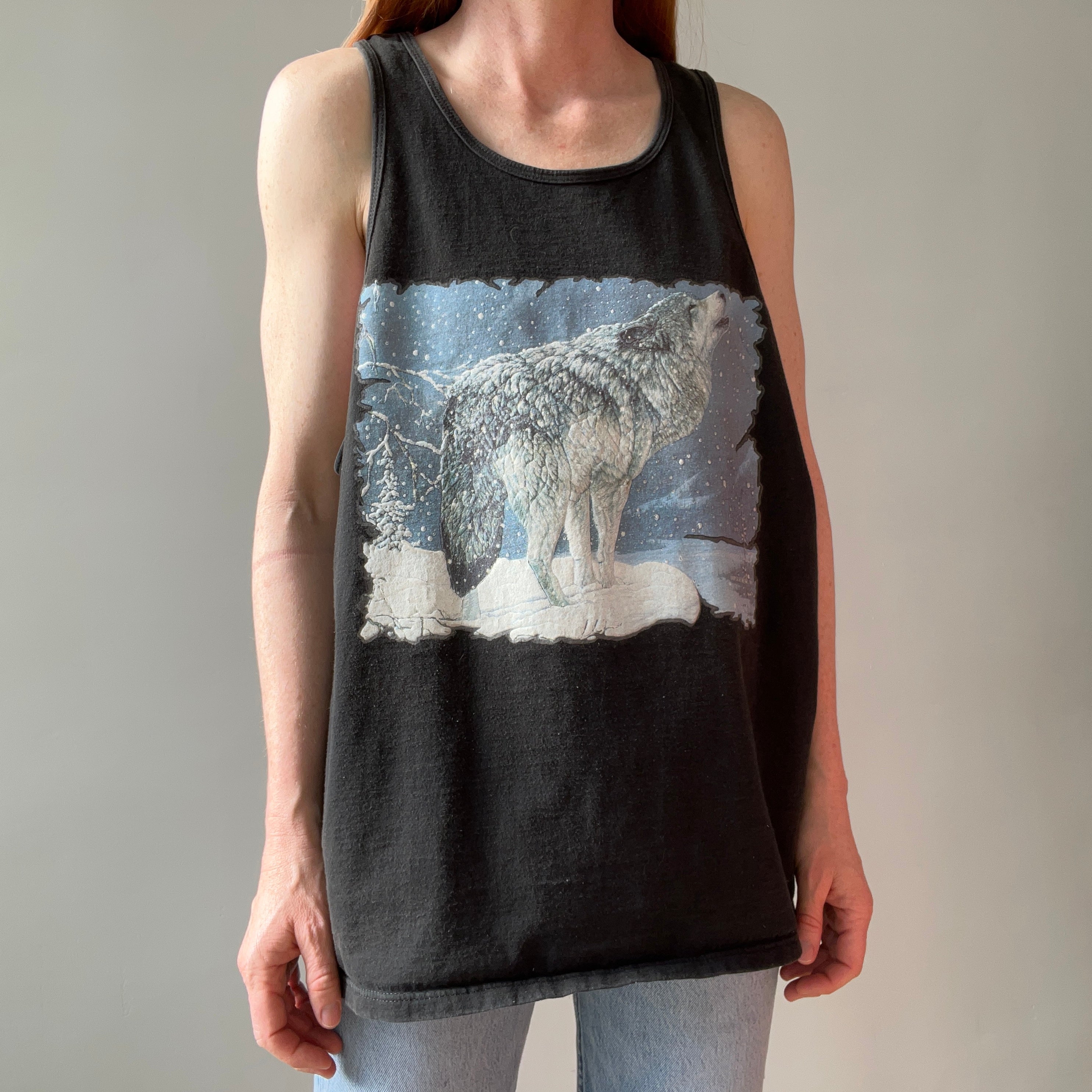 1980s Wolf Tank Top