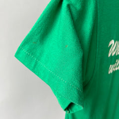 1970s/80s Green Anderson Swimming And Diving T Shirt - The Backside!!