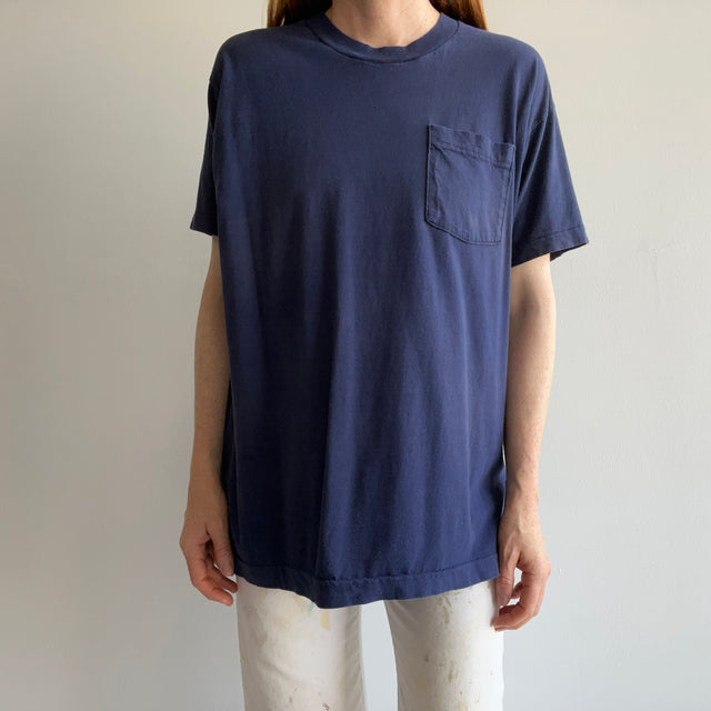 1990s FOTL Blank Navy Pocket T-Shirt