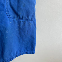 1970s Super Soft and Worn French Chore Duster - Fitted