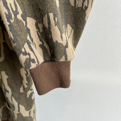 1980s Muleskins Camo Zip Up Hoodie