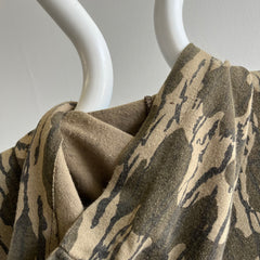 1980s Muleskins Camo Zip Up Hoodie