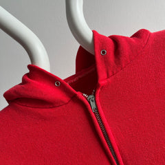 1970s Washington Delicious Apple Red Zip Up Hoodie