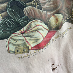 1997 National Baseball Hall of Fame Museum Tattered T-Shirt