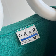 1990s Heavyweight Faded Teal Sweatshirt by GEAR