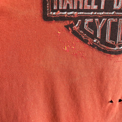 2003 Sun Faded and Worn Harley T-Shirt - Crete, Illinois