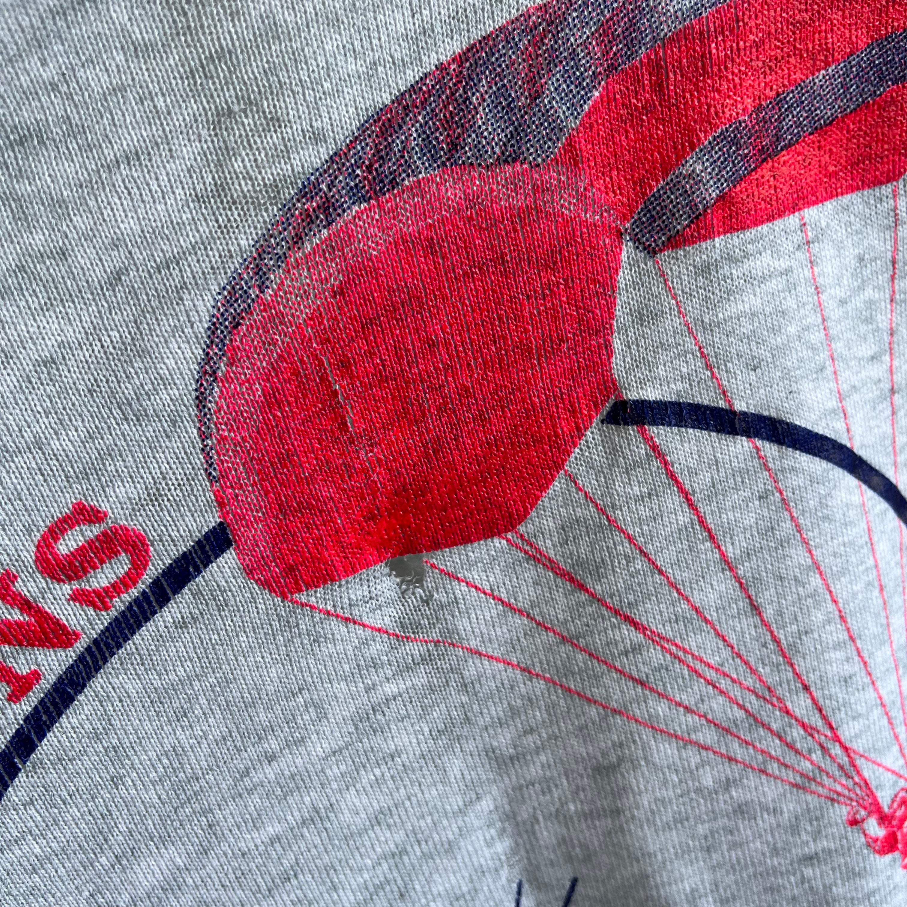 1980s New Horizons Extra Paper Thin Parachute Sweatshirt by FOTL