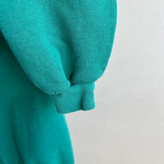 1990s Heavyweight Faded Teal Sweatshirt by GEAR