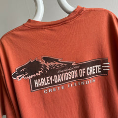 2003 Sun Faded and Worn Harley T-Shirt - Crete, Illinois