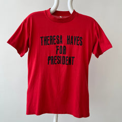 1970s Theresa Hayes For President T-Shirt