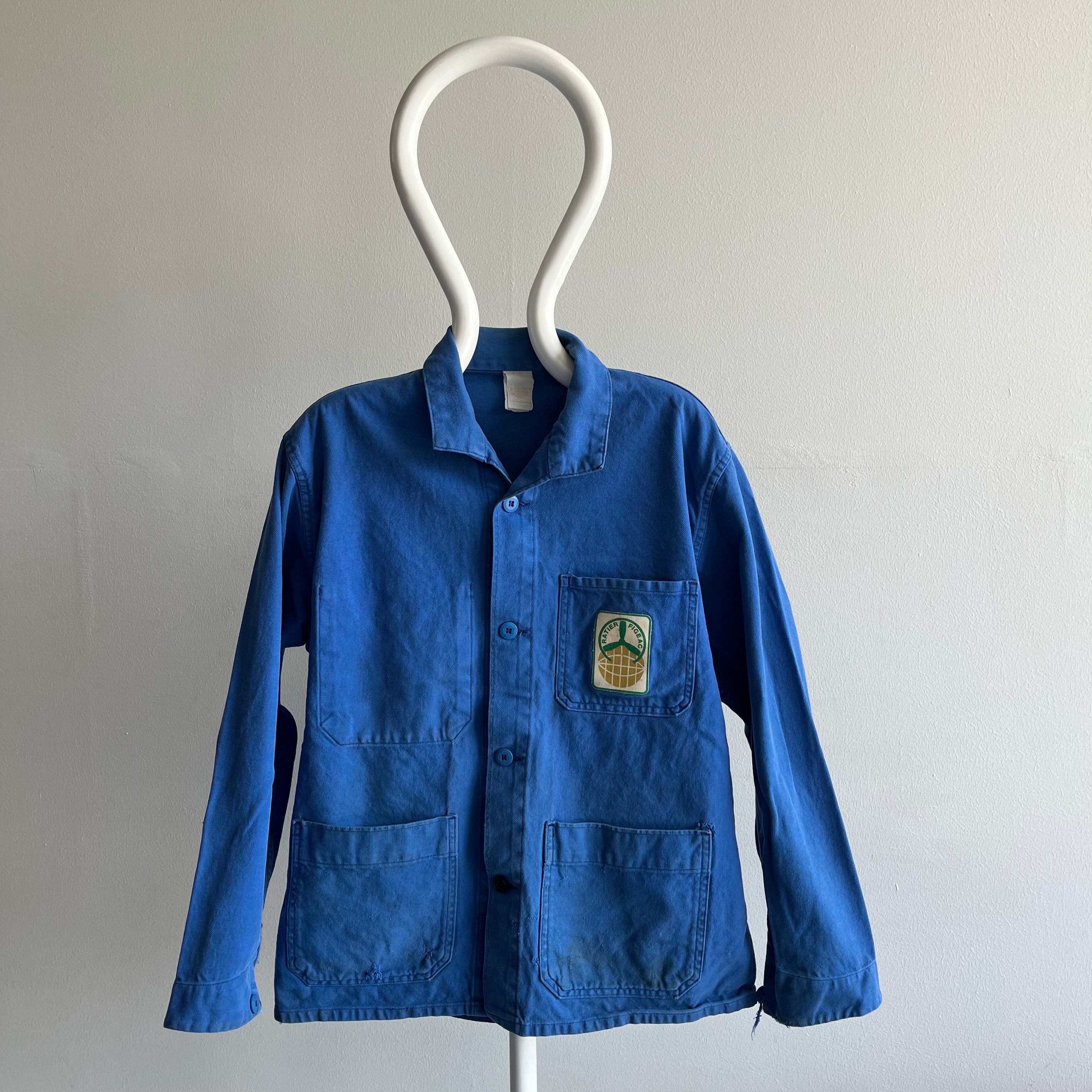 1970s Ratier Figeac French Aircraft Chore Coat