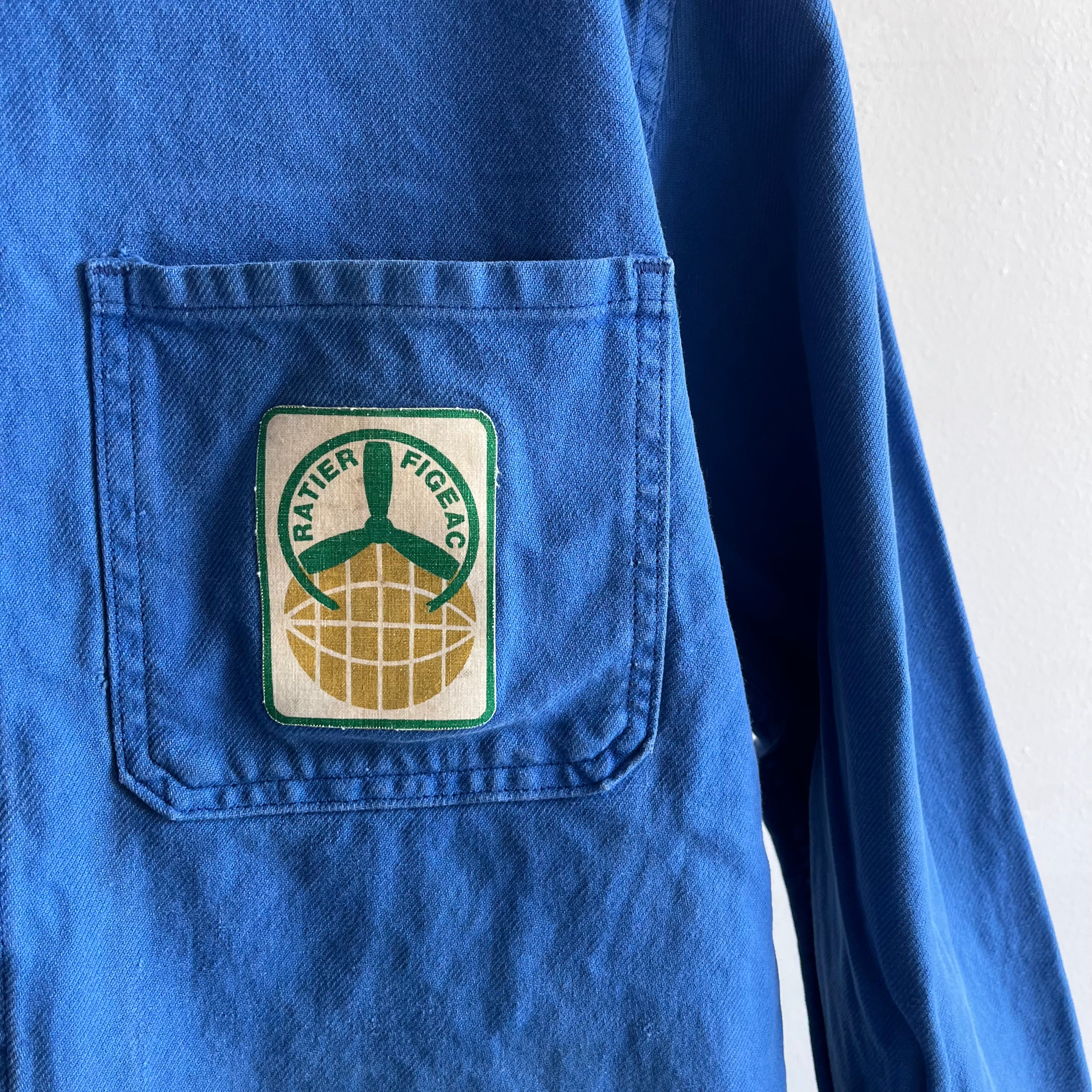 1970s Ratier Figeac French Aircraft Chore Coat
