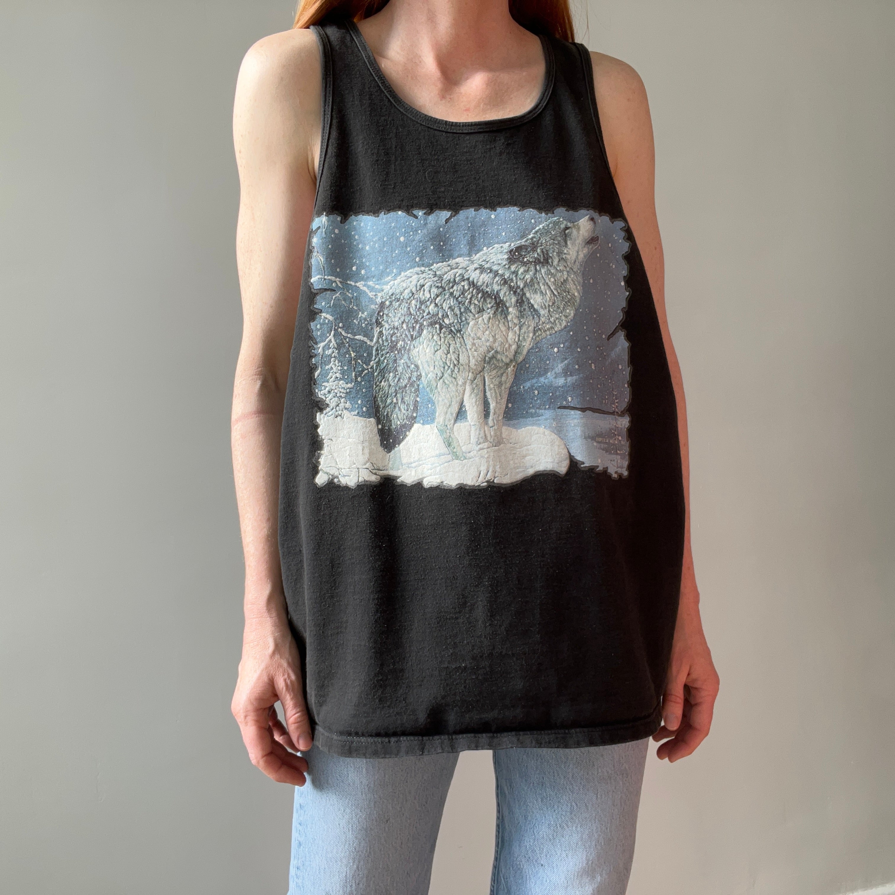 1980s Wolf Tank Top