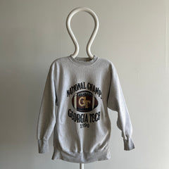 1990 Georgia Tech National Champs Reverse Weave Heavy Weight Sweatshirt