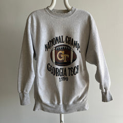 1990 Georgia Tech National Champs Reverse Weave Heavy Weight Sweatshirt