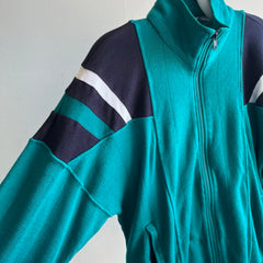 1980/90s Christian Dior Zip Up Tracksuit Style Sweatshirt Jacket