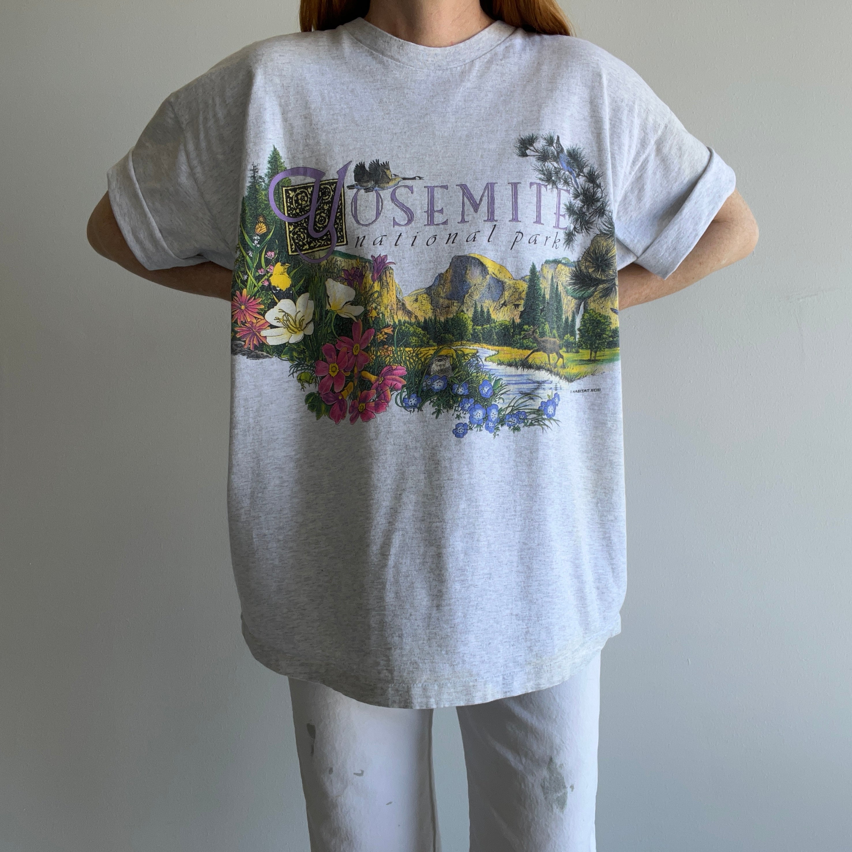 1993 Yosemite Wrap Around Cotton Graphic T-Shirt