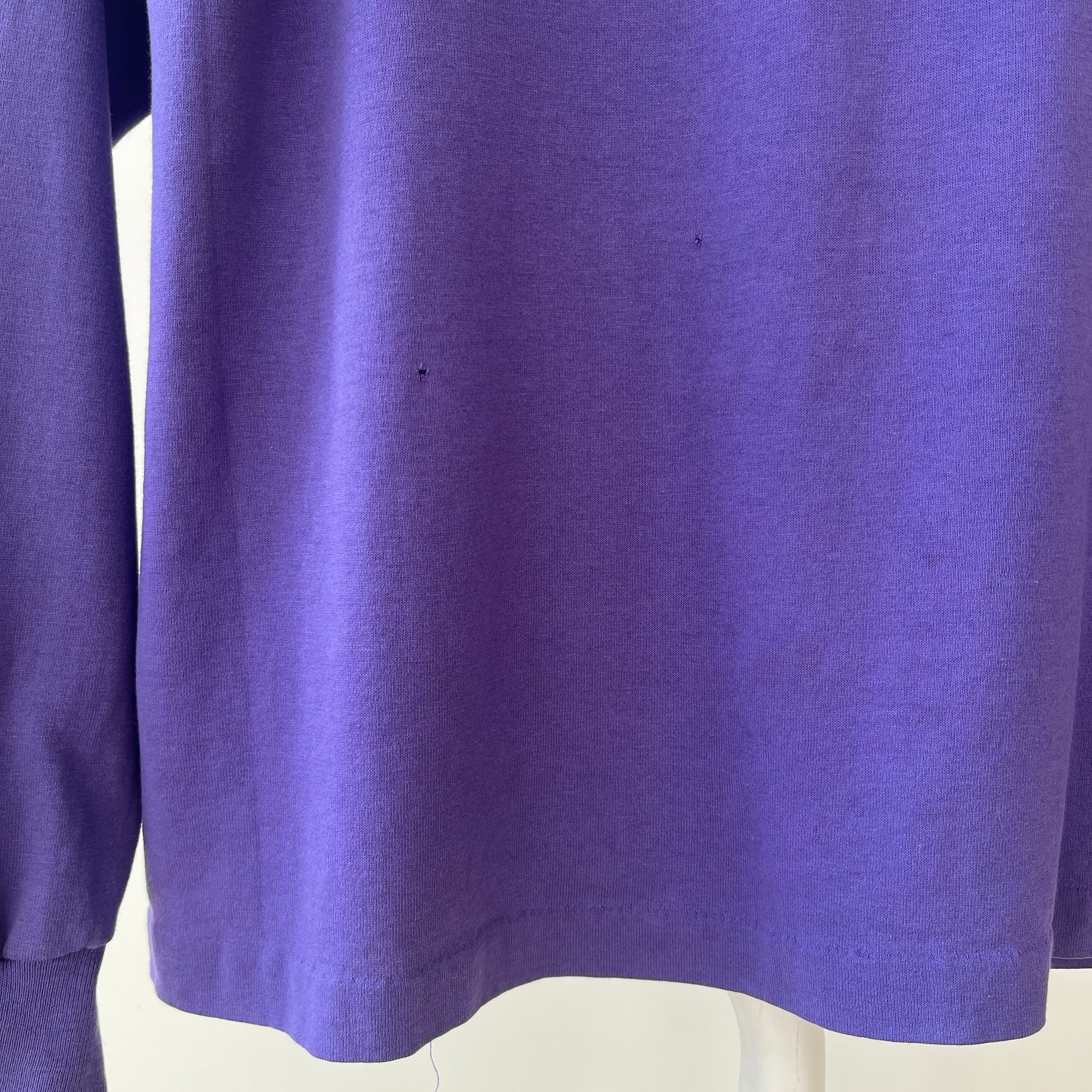 T-shirt teinté de peinture noire vierge des années 00