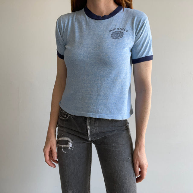 1960/70s Michigan Soft and Slouchy Ring T-Shirt