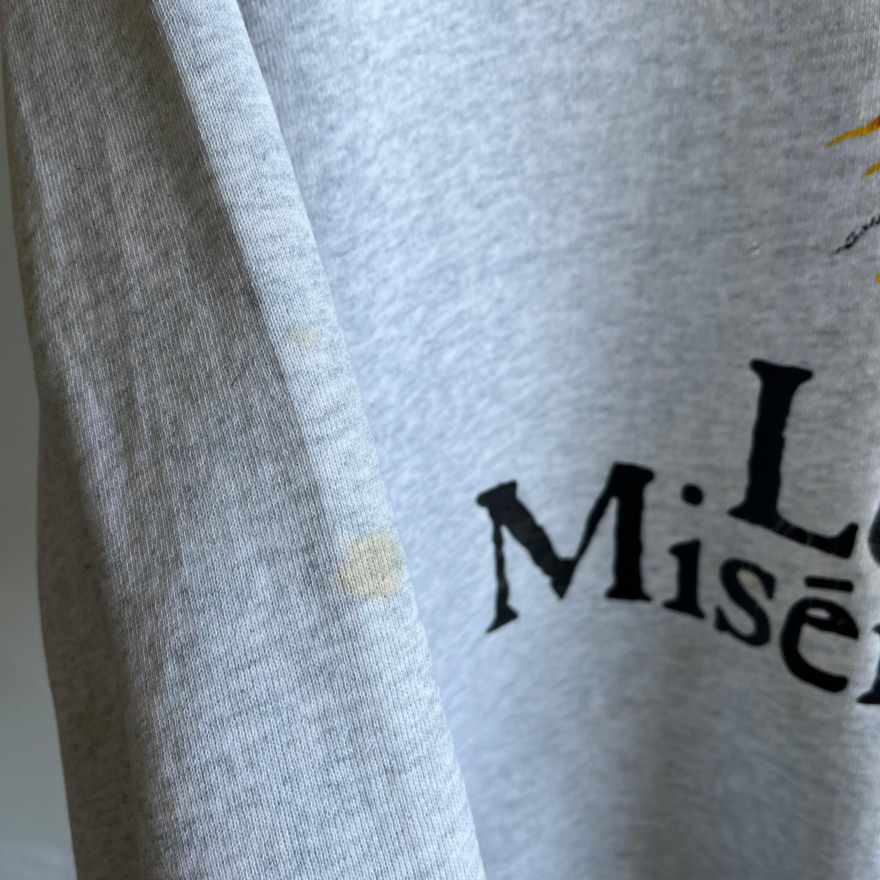 1986 Les Miserables Stained Sweatshirt