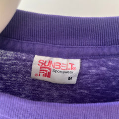 T-shirt teinté de peinture noire vierge des années 00