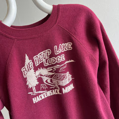 1970s Deep Lake Lodge Hackensack, Minnesota Sweatshirt